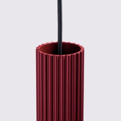 Brilagi - Lámpara colgante LED CRESTO sobre cable 1xGU10/10W/230V burdeos