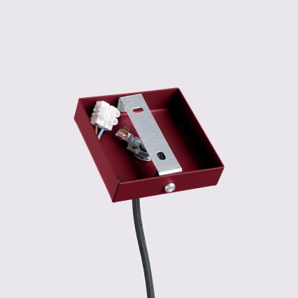 Brilagi - Lámpara colgante LED CRESTO sobre cable 1xGU10/10W/230V burdeos