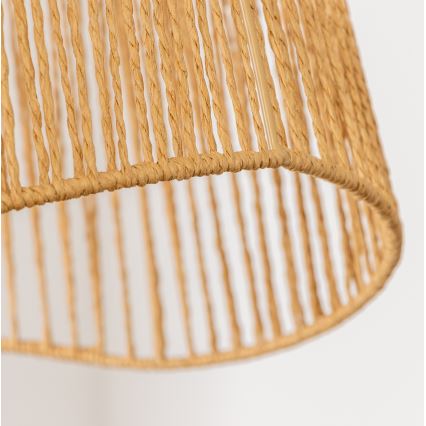 Brilagi - Lámpara colgante LED de cable CERIA BOHO 1xE27/40W/230V Ø 50 cm, marrón