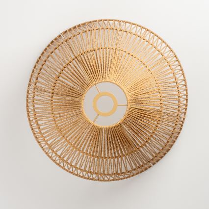 Brilagi - Lámpara colgante LED de cable CERIA BOHO 1xE27/40W/230V Ø 50 cm, marrón