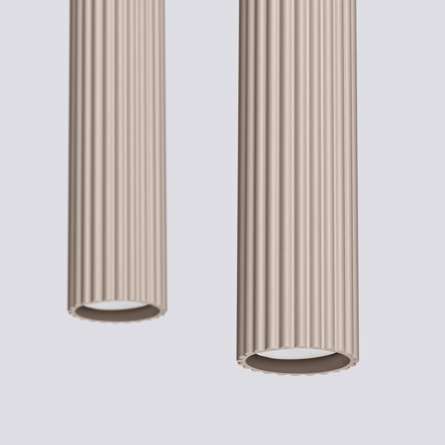 Brilagi - Lámpara colgante LED en cable CRESTO 2xGU10/10W/230V topo