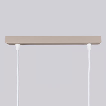 Brilagi - Lámpara colgante LED en cable CRESTO 2xGU10/10W/230V topo