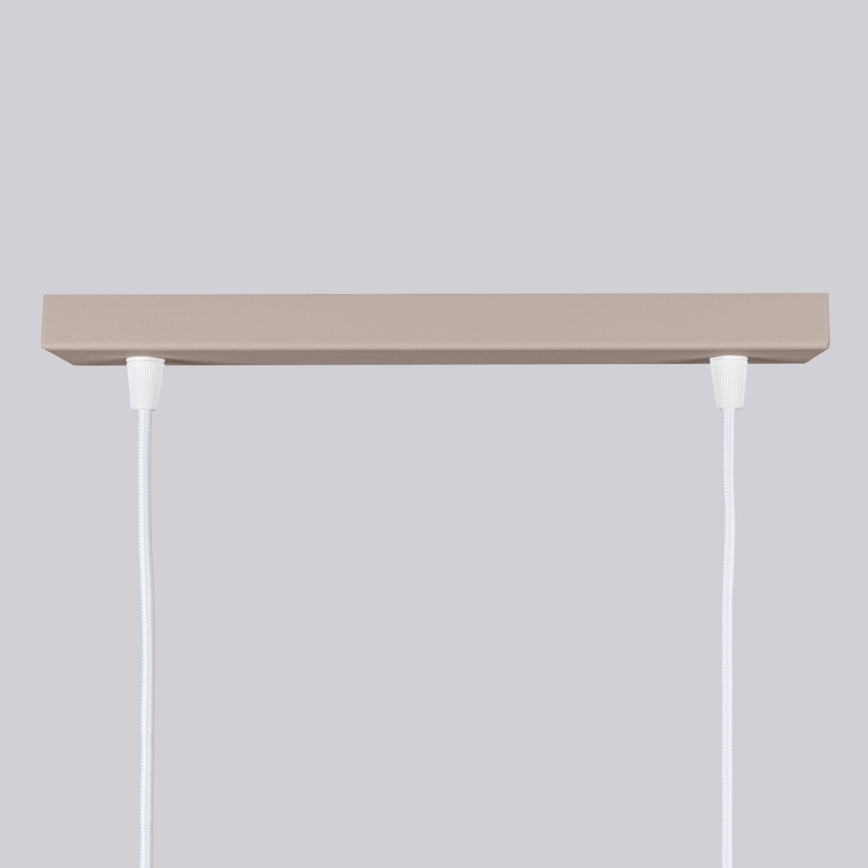 Brilagi - Lámpara colgante LED en cable CRESTO 2xGU10/10W/230V topo