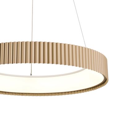 Brilagi - Lámpara colgante LED regulable suspendida por cable FALCON MODERN LED/30W/230V 3000-6500K 40 cm beige + mando a distancia