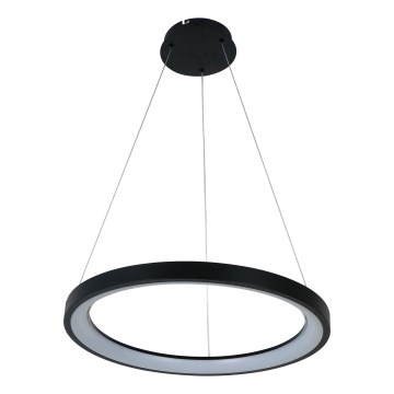 Brilagi - Lámpara colgante LED regulable con cable FALCON SLIM LED/42W/230V 3000-6500K diámetro 50 cm negra + mando a distancia