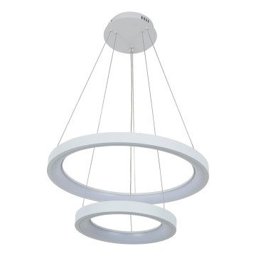Brilagi - Lámpara colgante LED regulable con cable FALCON SLIM LED/68W/230V 3000-6500K Ø 50 cm blanca + mando a distancia