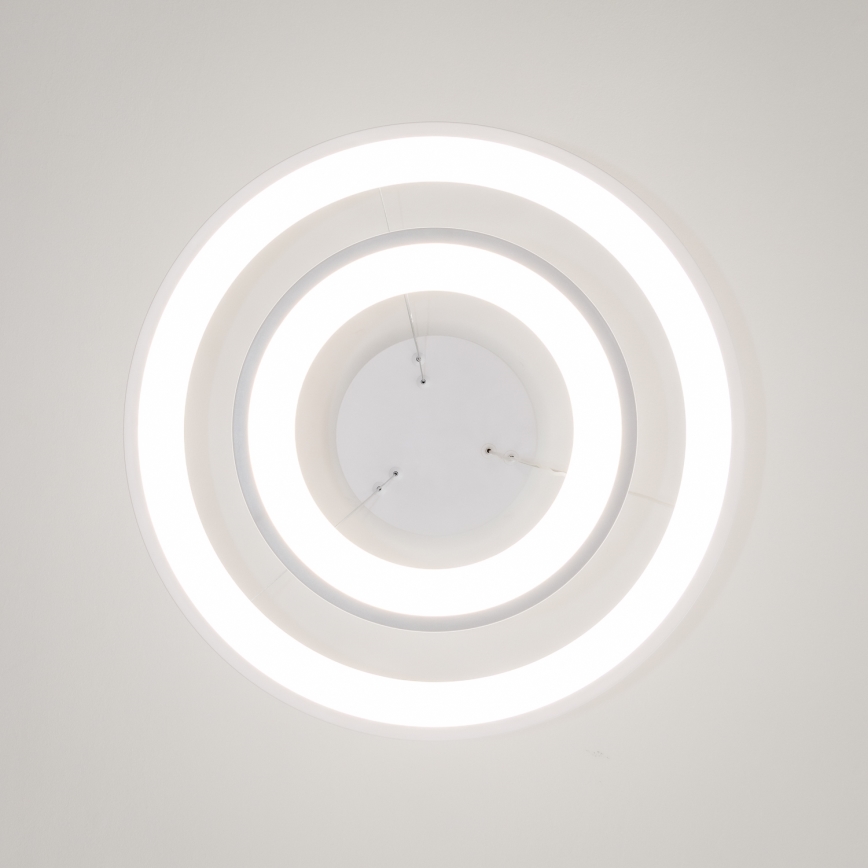 Brilagi - Lámpara colgante LED regulable suspendida por cable FALCON SLIM LED/68W/230V 3000-6500K, diámetro 50 cm, color blanco, con mando a distancia