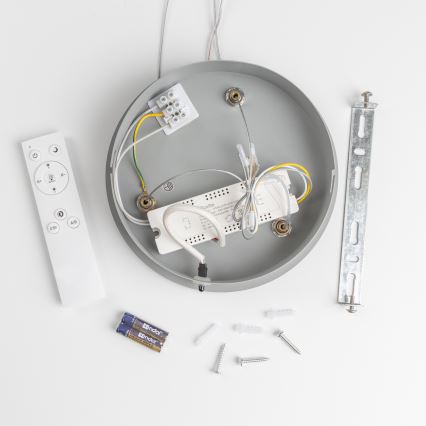 Brilagi - Lámpara colgante LED regulable en cable FALCON LED/40W/230V 3000–6500K Ø45 cm gris + control remoto