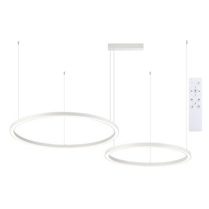 Brilagi - Lámpara colgante LED regulable en cable PORTOFINO LED/98W/230V 3000-6000K blanca + mando a distancia
