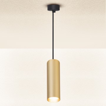 Brilagi - Lámpara colgante LED regulable con cable SELE 1xGU10/6,5W/230V 2700-6500K negro/dorado