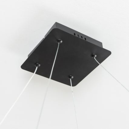 Brilagi - Lámpara colgante LED regulable FALCON SLIM LED/50W/230V 3000-6500K 50x50 cm negra + mando a distancia