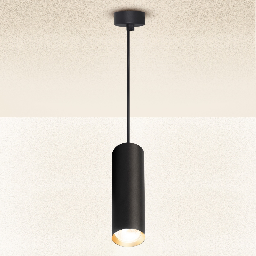 Brilagi - Lámpara colgante LED regulable de cable SELE 1xGU10/6,5W/230V 2700-6500K negro/dorado