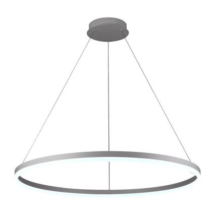 Brilagi - Lámpara colgante LED regulable con cable CIRCLE LED/55W/230V 3000-6500K diámetro 80 cm blanca + mando a distancia