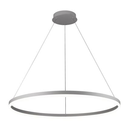 Brilagi - Lámpara colgante LED regulable con cable CIRCLE LED/55W/230V 3000-6500K diámetro 80 cm blanca + mando a distancia