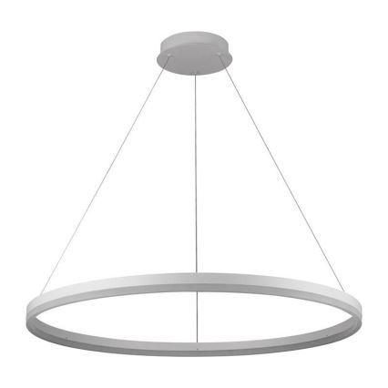 Brilagi - Lámpara colgante LED regulable con cable CIRCLE LED/55W/230V 3000-6500K diámetro 80 cm blanca + mando a distancia