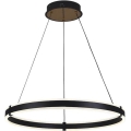 Brilagi - Lámpara colgante LED regulable en cable CIRCLE LED/85W/230V 3000-6500K Ø 60 cm negro/dorado + mando a distancia