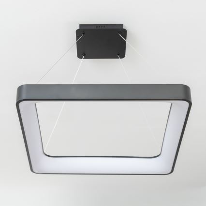 Brilagi - Lámpara colgante LED regulable con cable FALCON II LED/125W/230V 3000-6500K 60x60 cm negra + mando a distancia