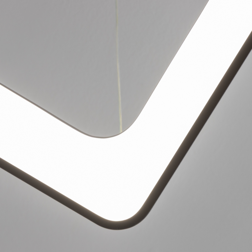 Brilagi - Lámpara colgante LED regulable con cable FALCON II LED/125W/230V 3000-6500K 60x60 cm negra + mando a distancia