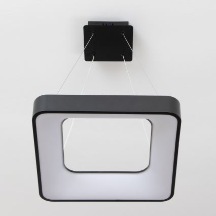 Brilagi - Lámpara colgante LED regulable con cable FALCON II LED/80W/230V 3000-6500K 40x40 cm negro + mando a distancia
