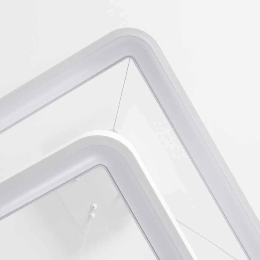 Brilagi - Lámpara colgante LED regulable FALCON SLIM LED/78W/230V 3000-6500K 50x50 cm blanca + mando a distancia