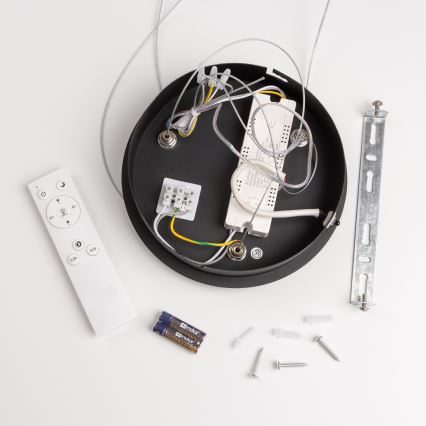 Brilagi - Lámpara colgante LED regulable con cable FALCON LED/40W/230V 3000-6500K Ø 45 cm negro + mando a distancia