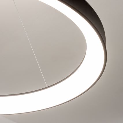 Brilagi - Lámpara colgante regulable en cable FALCON II LED/108W/230V 3000-6500K Ø 80 cm negra + mando a distancia