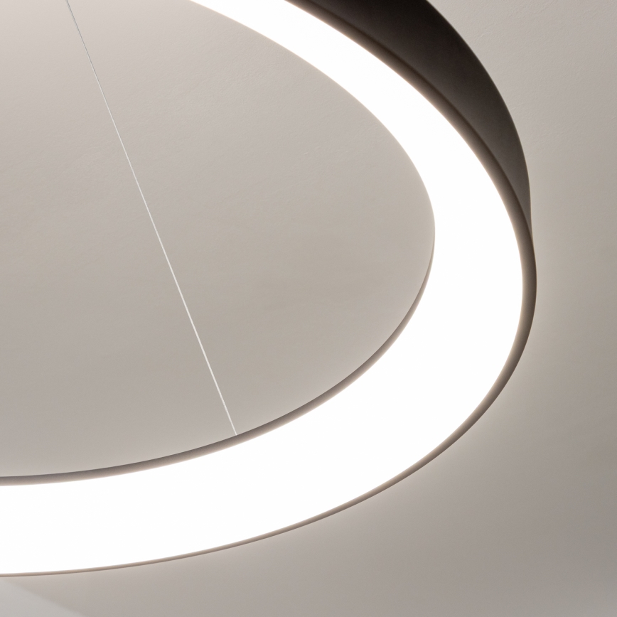 Brilagi - Lámpara colgante regulable en cable FALCON II LED/108W/230V 3000-6500K Ø 80 cm negra + mando a distancia