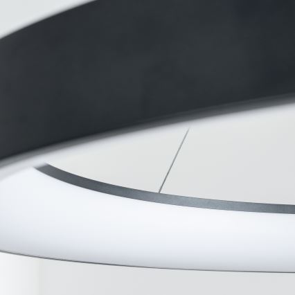 Brilagi - Lámpara colgante regulable en cable FALCON II LED/108W/230V 3000-6500K Ø 80 cm negra + mando a distancia