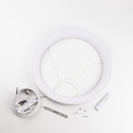 Brilagi - Lámpara colgante LED regulable suspendida por cable FALCON II LED/99W/230V 3000-6500K Ø 60 cm blanca + mando a distancia