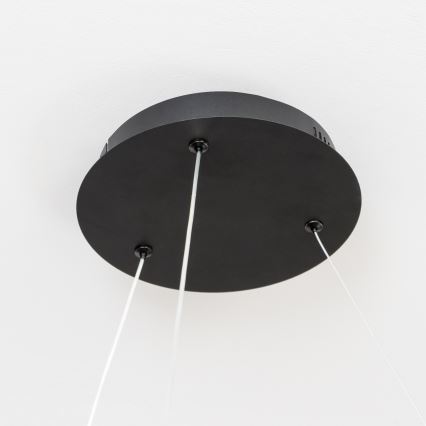 Brilagi - Lámpara colgante LED regulable con cable FALCON II LED/99W/230V 3000-6500K Ø 60 cm negra + mando a distancia