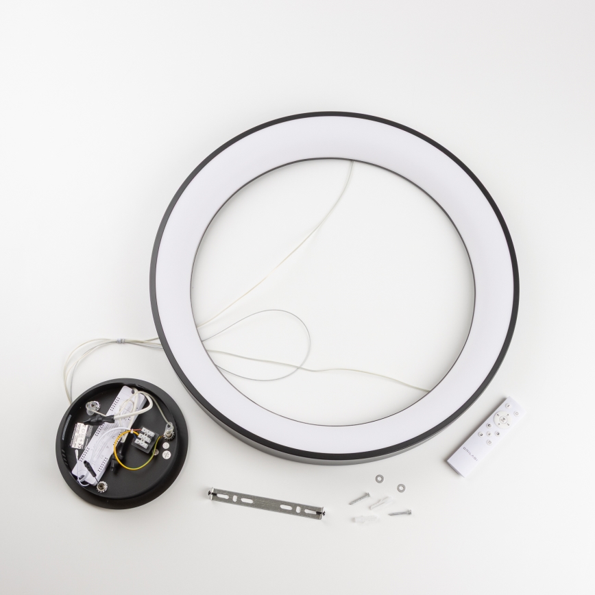 Brilagi - Lámpara colgante LED regulable con cable FALCON II LED/99W/230V 3000-6500K Ø 60 cm negra + mando a distancia