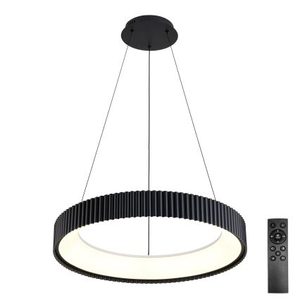 Brilagi - Lámpara colgante LED regulable suspendida por cable FALCON MODERN LED/54W/230V 3000-6500K diámetro 60 cm negra + mando a distancia