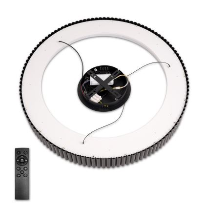 Brilagi - Lámpara colgante LED regulable suspendida por cable FALCON MODERN LED/54W/230V 3000-6500K diámetro 60 cm negra + mando a distancia