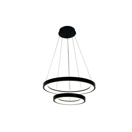 Brilagi - Lámpara colgante LED regulable con cable FALCON SLIM LED/68W/230V 3000-6500K Ø 50 cm negra + mando a distancia