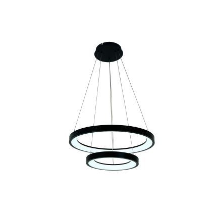 Brilagi - Lámpara colgante LED regulable con cable FALCON SLIM LED/68W/230V 3000-6500K Ø 50 cm negra + mando a distancia
