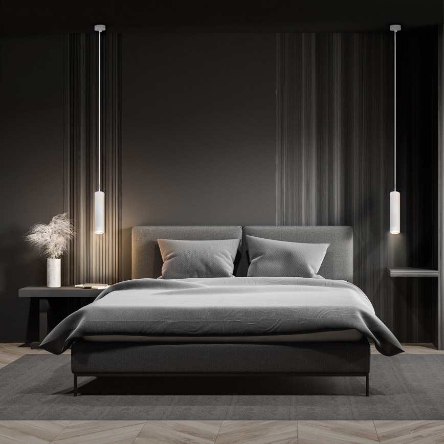 Brilagi - Lámpara colgante LED RGBW regulable con cable SELE 1xGU10/6W/230V 3000K blanca