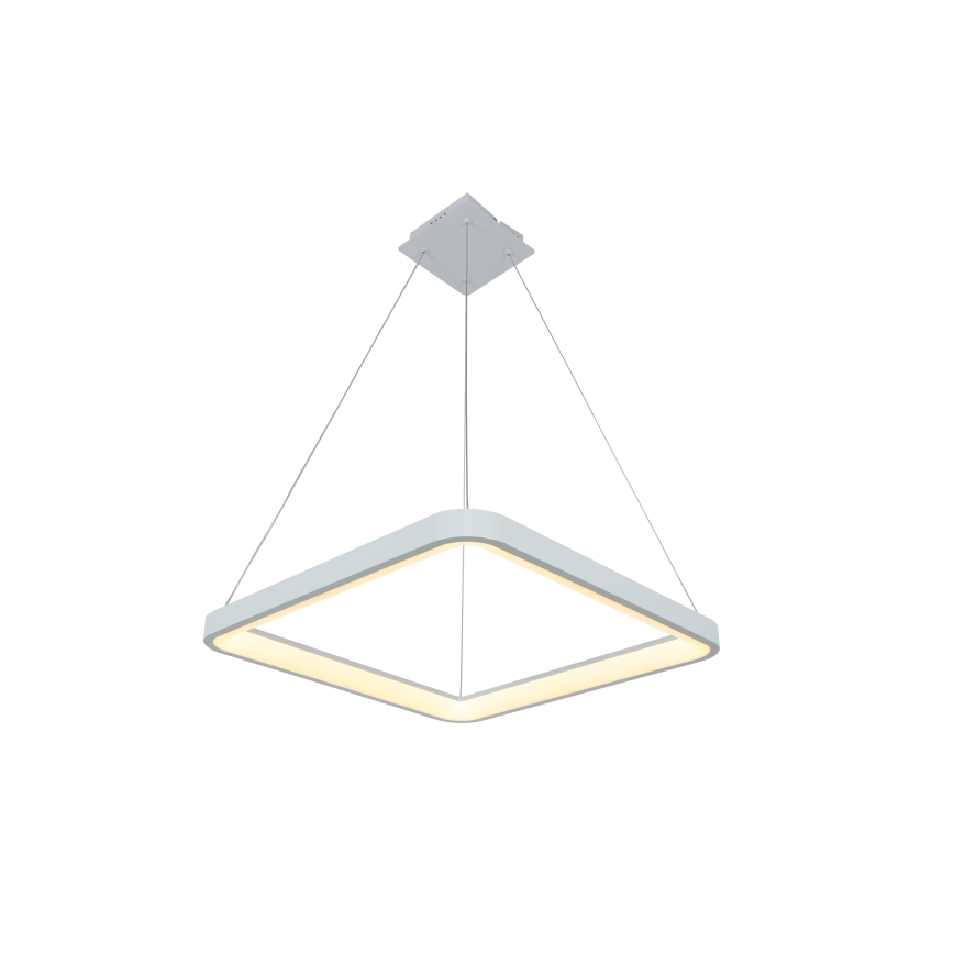 Brilagi - Lámpara colgante LED regulable FALCON SLIM LED/50W/230V 3000-6500K 50x50 cm blanca + control remoto