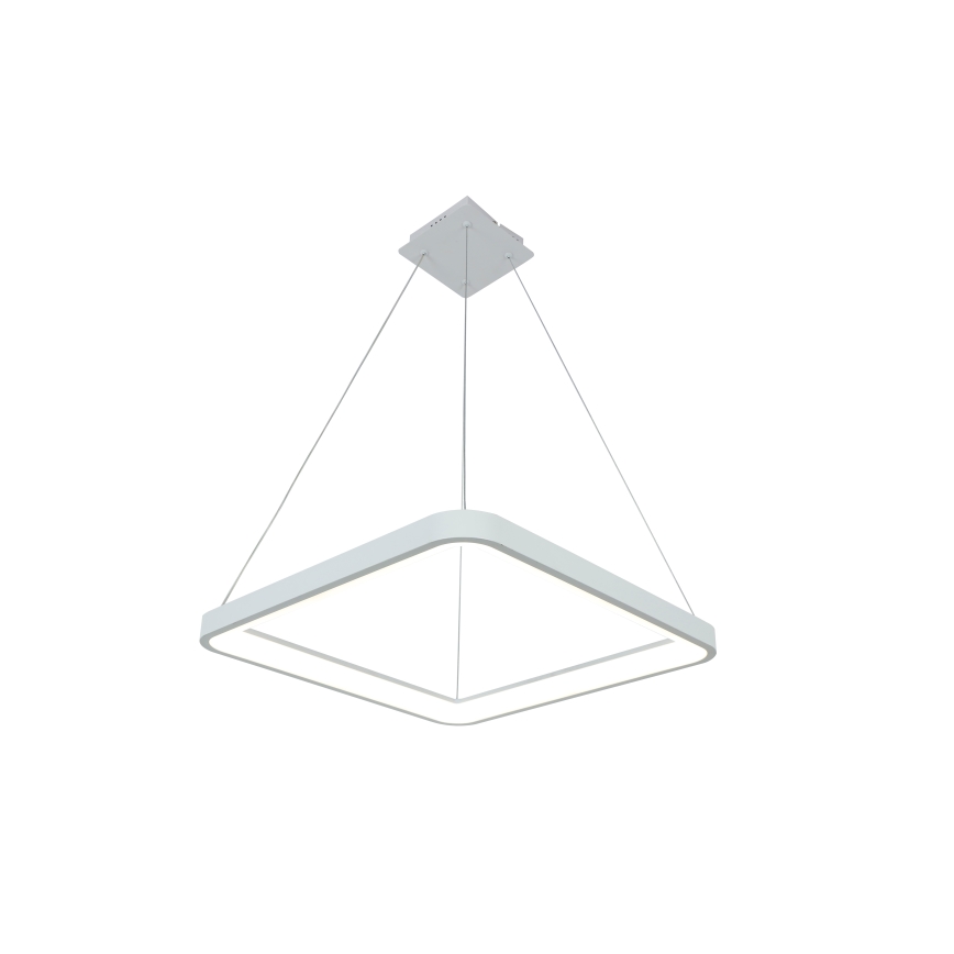 Brilagi - Lámpara colgante LED regulable FALCON SLIM LED/50W/230V 3000-6500K 50x50 cm blanca + control remoto