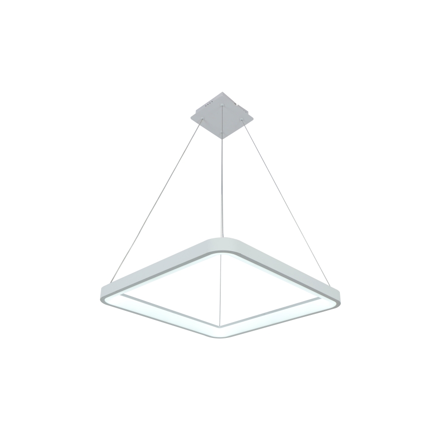 Brilagi - Lámpara colgante LED regulable FALCON SLIM LED/50W/230V 3000-6500K 50x50 cm blanca + control remoto