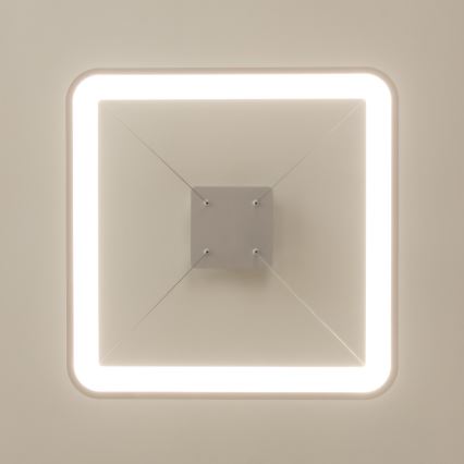 Brilagi - Lámpara colgante LED regulable FALCON SLIM LED/50W/230V 3000-6500K 50x50 cm blanca + control remoto