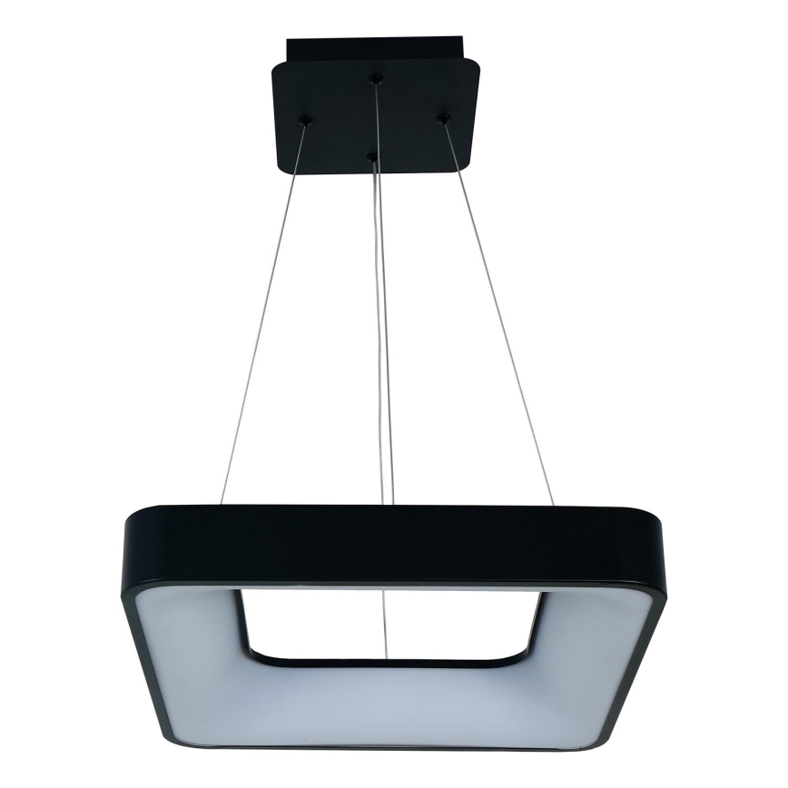 Brilagi - Lámpara colgante LED regulable suspendida en cable FALCON II LED/80W/230V 3000-6500K 40x40 cm negra + mando a distancia