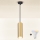 Brilagi - Lámpara colgante LED RGBW regulable con cable SELE 1xGU10/6,5W/230V 2700-6500K negro/dorado