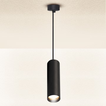 Brilagi - Lámpara colgante LED RGBW regulable SELE con cable 1xGU10/6,5W/230V 2700-6500K negra
