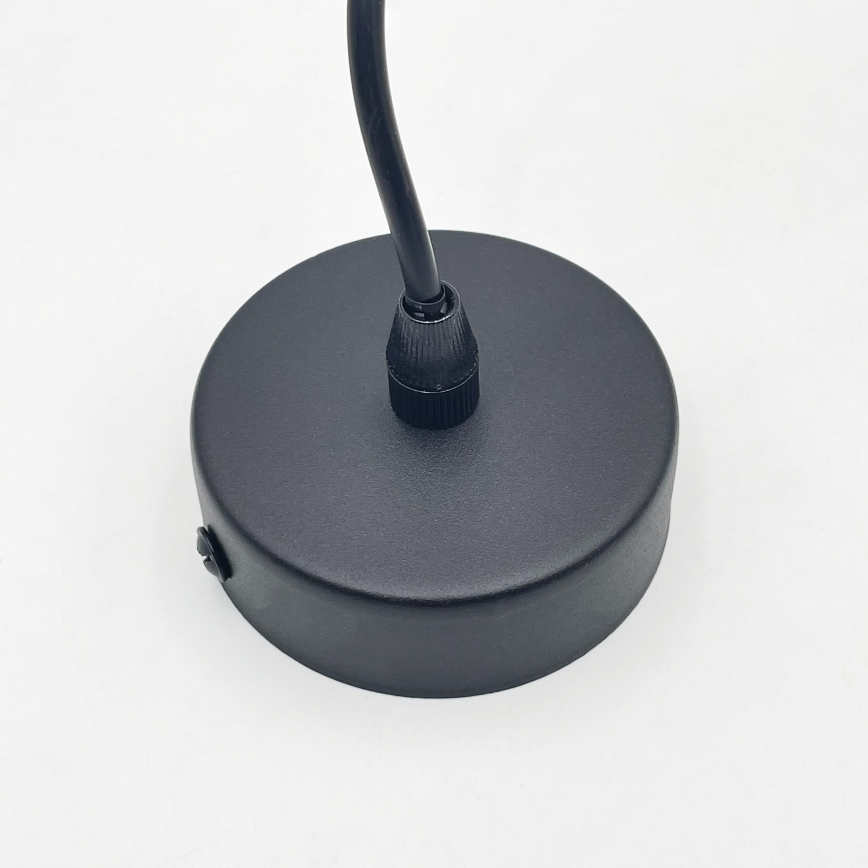 Brilagi - Lámpara colgante LED RIDDY con cable 1xE27/60W/230V negra