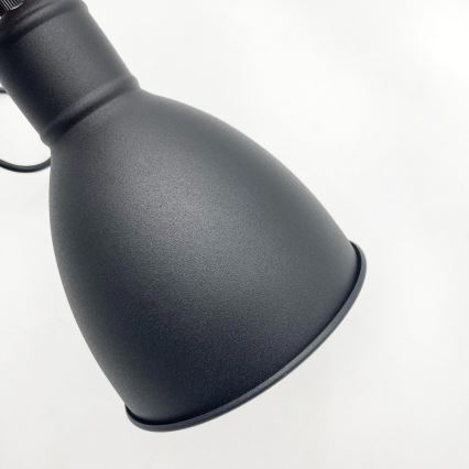 Brilagi - Lámpara colgante LED RIDDY con cable 1xE27/60W/230V negra