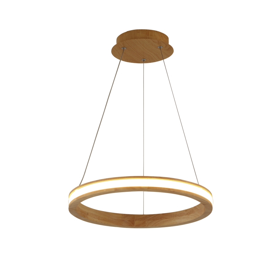 Brilagi - Lámpara colgante LED suspendida de cable UMEA WOOD LED/30W/230V, Ø 40 cm, madera