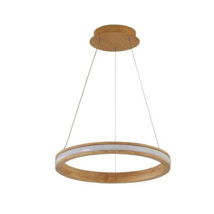 Brilagi - Lámpara colgante LED suspendida de cable UMEA WOOD LED/30W/230V, Ø 40 cm, madera