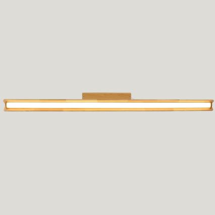 Brilagi - Lámpara colgante LED suspendida por cable UMEA WOOD LED/40W/230V 150 cm madera de hevea