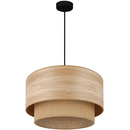 Brilagi - Lámpara colgante con cable MONTANA BOHO 1xE27/15W/230V diámetro 45 cm marrón/negro