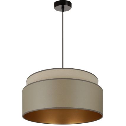 Brilagi - Lámpara colgante OREGON VEGE 1xE27/15W/230V diá. 45 cm gris